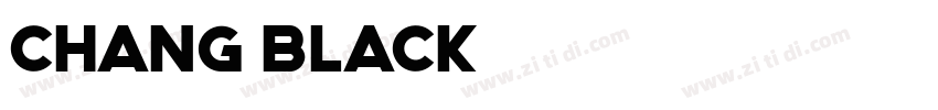 chang black字体转换